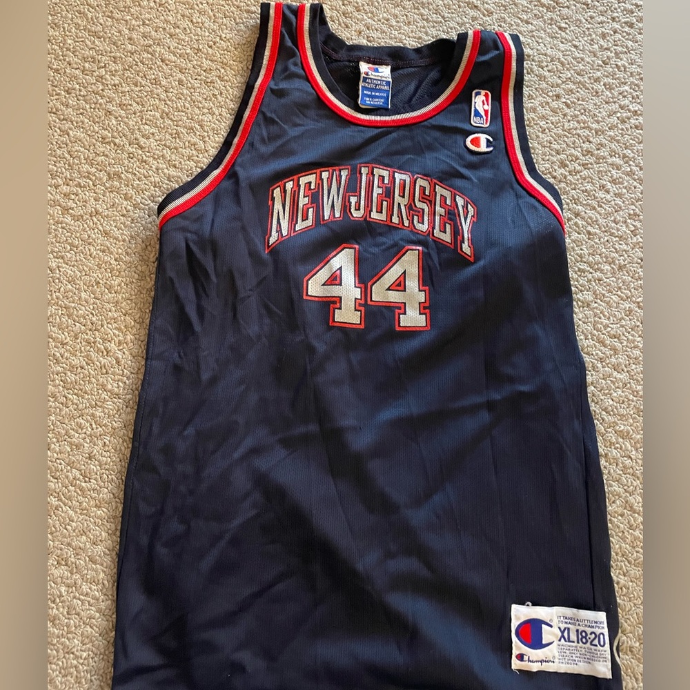Youth XL Keith Van Horn New Jersey Nets Champion Jersey